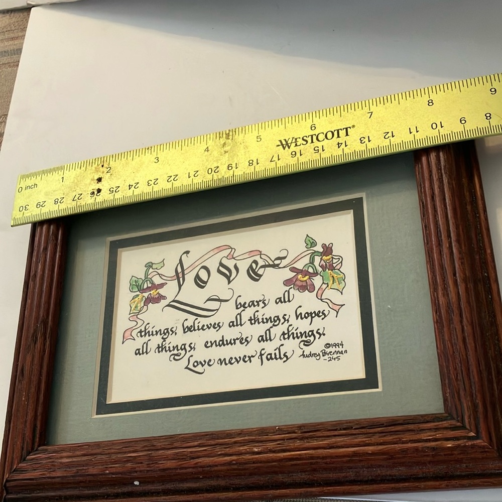 Inspirational wall piece